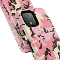 Stylish Pink Camouflage Phone Case – Tough Cases for Trendsetters