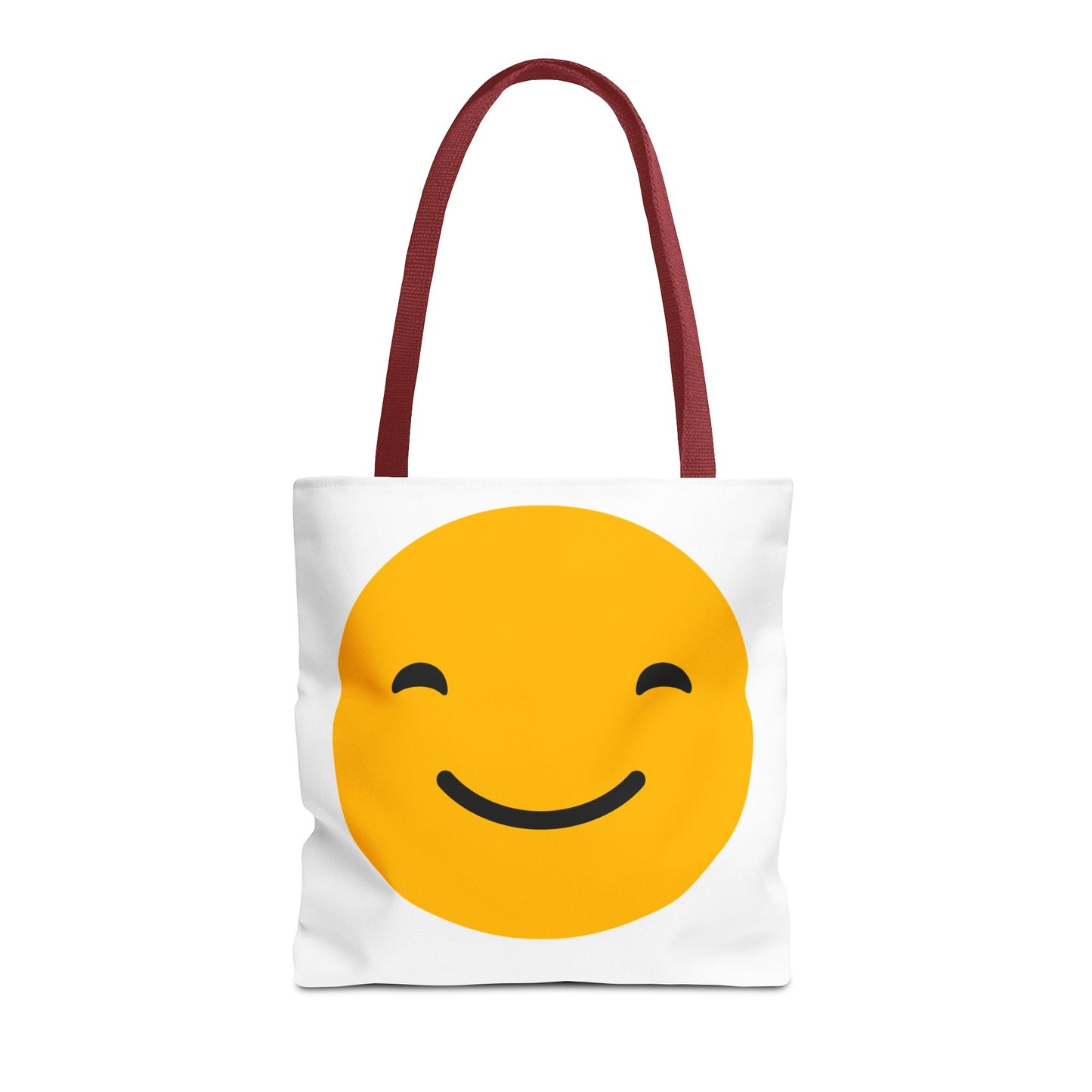 Smile & Frown Reversible Tote Bag - Cute Canvas Bag for Everyday Use