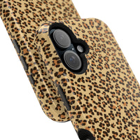 Leopard Print Magnetic Tough Case for iPhone – Bold Style, Rugged Protection  Make a fierce statement while keeping your iPhone safe with this stylish and durable magnetic tough case featuring a trendy leopard print design.
