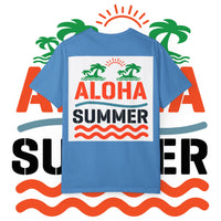 Aloha Summer Unisex T-Shirt, Beach Shirt, Vacation Tee, Summer Apparel, Tropical Graphic Tee, iconic Waikiki Beach Maui ,Oahu