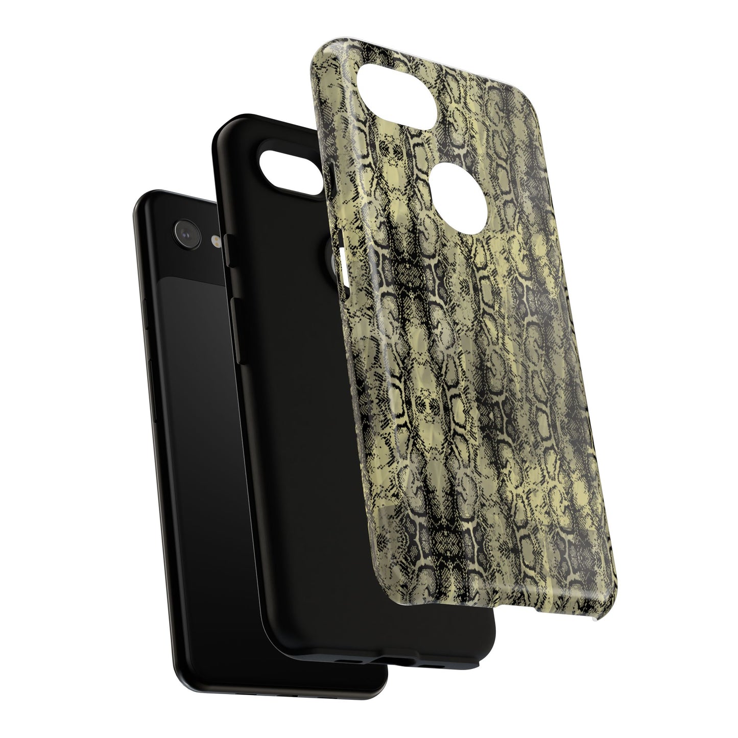 Snake Pattern Phone Case – Tough & Stylish Protection for Your Device  Show off your wild side while keeping your phone protected with this sleek snake pattern case—designed for both fashion and function.