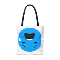 Emotional Expression Tote Bag - Cute Sad Face Design