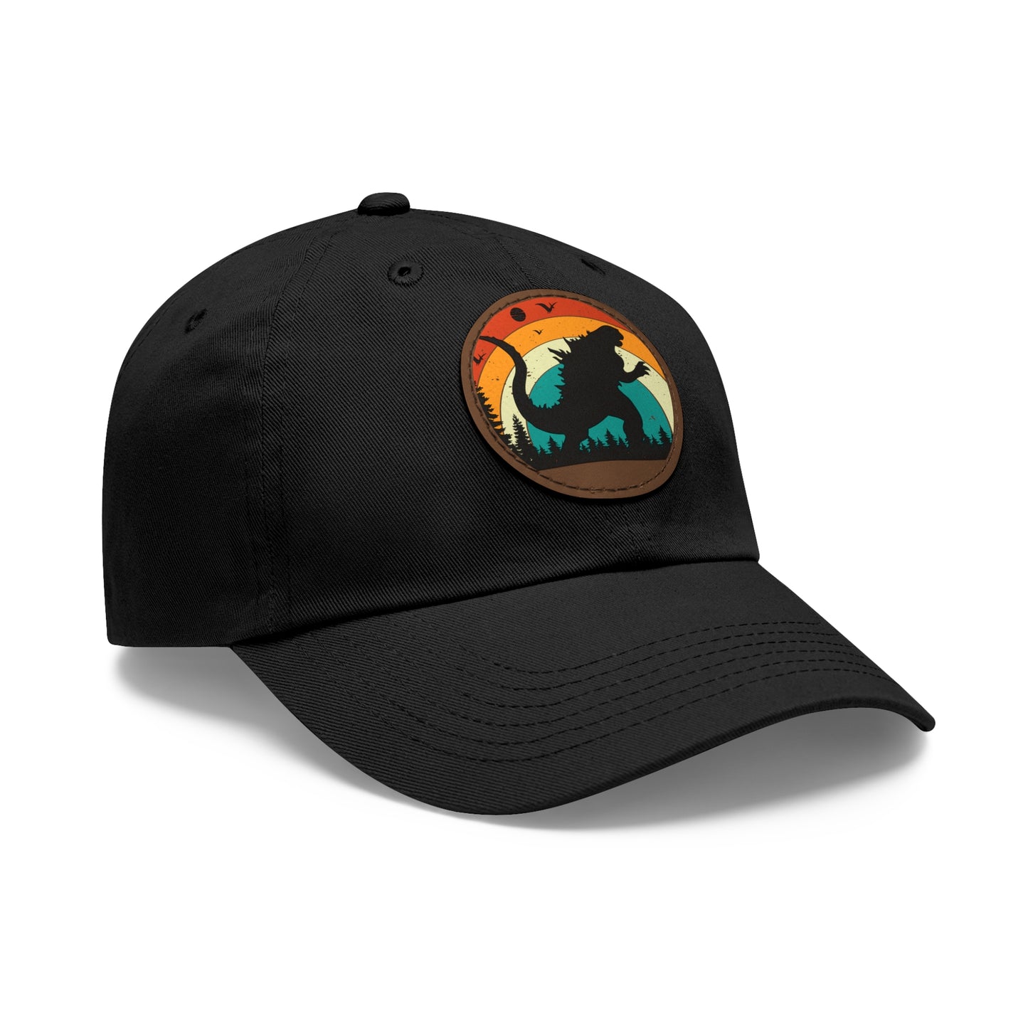 Adventure Dad Hat with Leather Patch – Perfect for Outdoor Enthusiasts