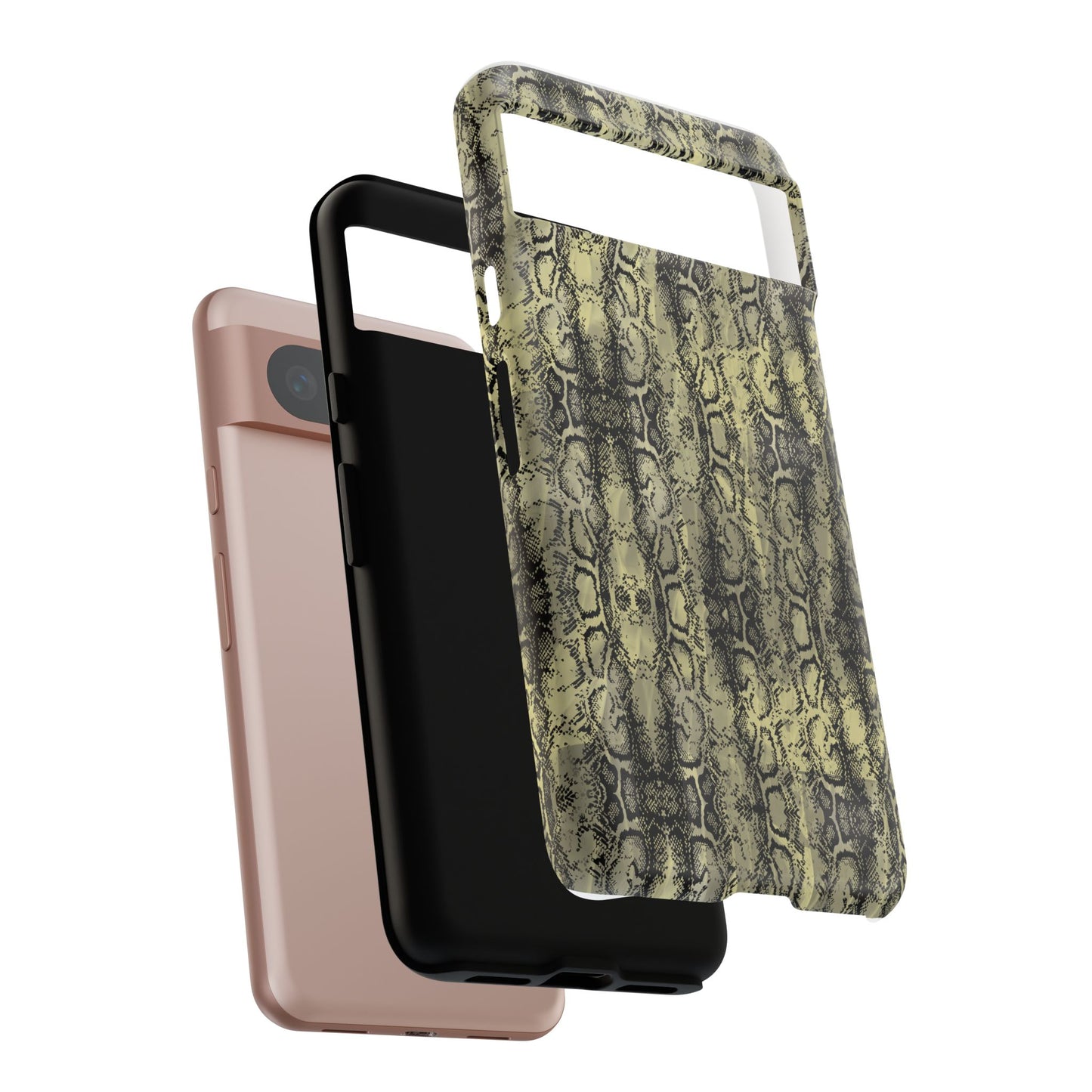 Snake Pattern Phone Case – Tough & Stylish Protection for Your Device  Show off your wild side while keeping your phone protected with this sleek snake pattern case—designed for both fashion and function.