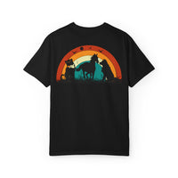 Rainbow Animal Scene Unisex T-Shirt - Nature Lover's Gift