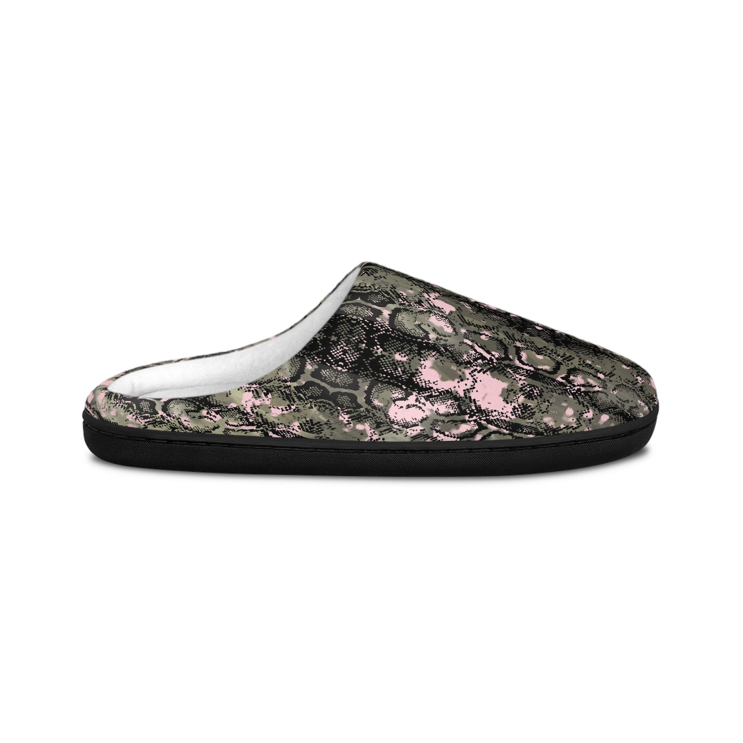 Stylish Women Indoor Slippers - Cozy Snakeskin Design for Home Comfort