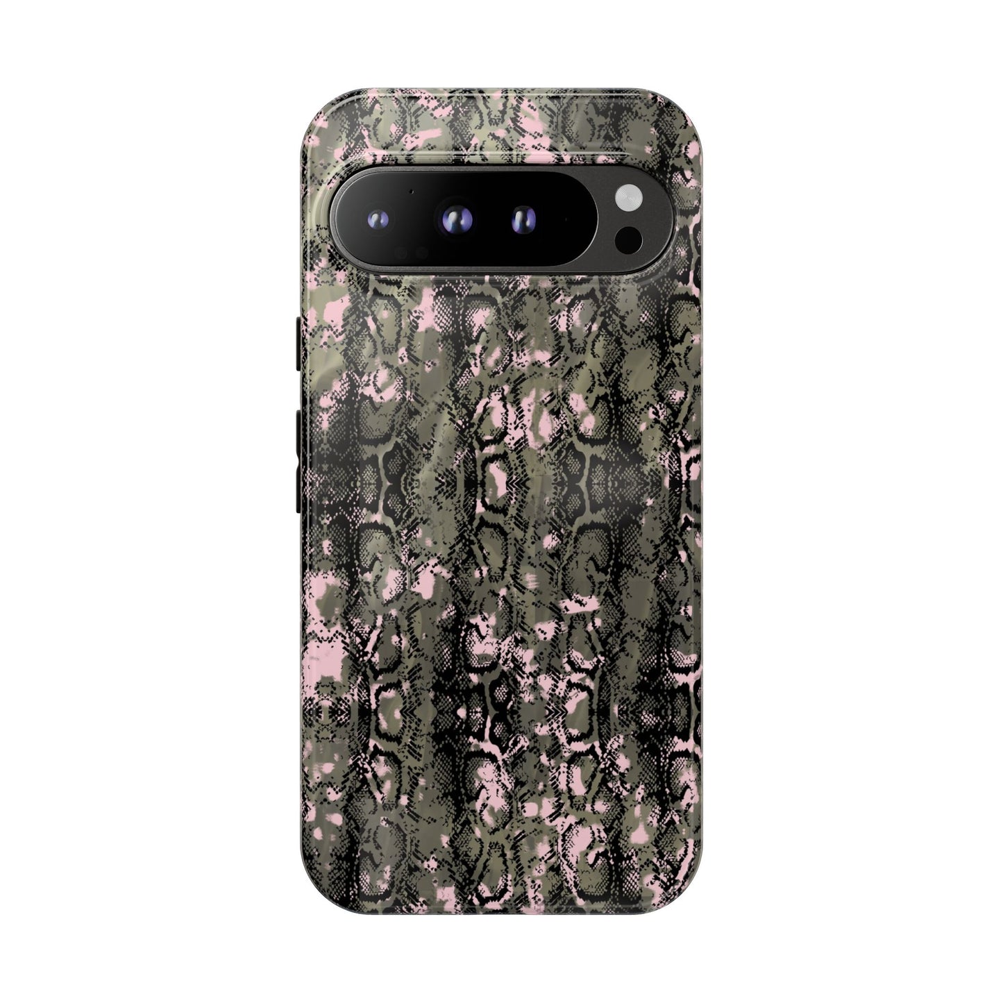 Stylish Snake Print Phone Case for Tough Protection