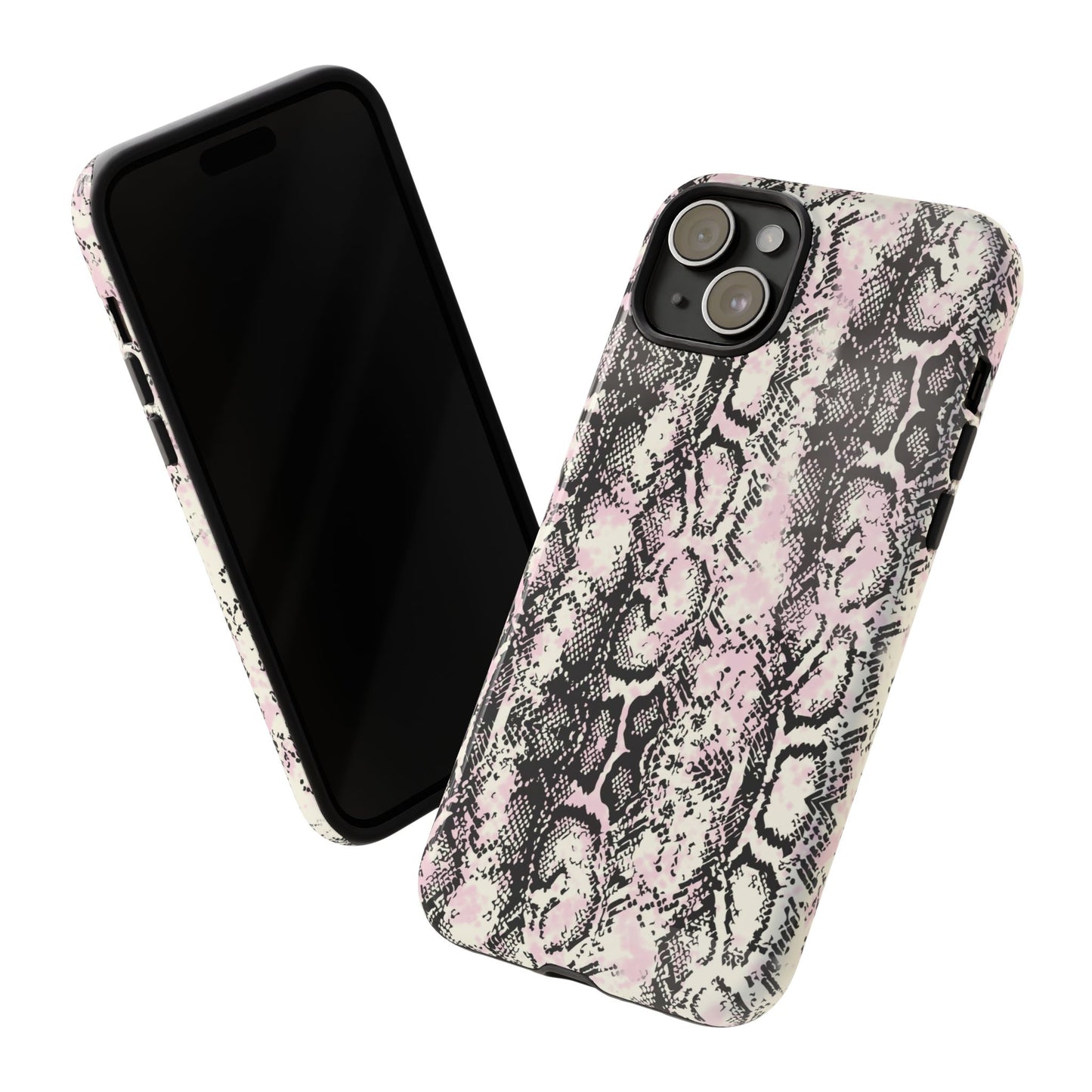 Stylish Snake Print Phone Case - Tough Protection for Trendsetters