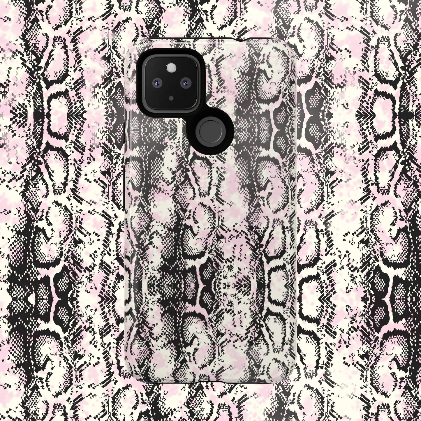 Stylish Snake Print Phone Case - Tough Protection for Trendsetters