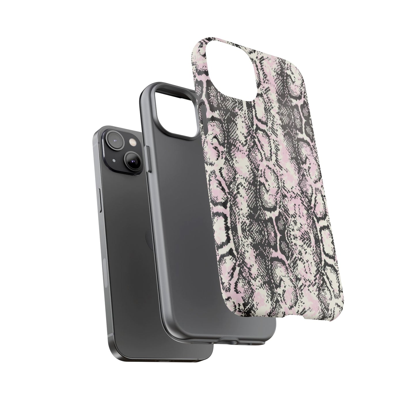 Stylish Snake Print Phone Case - Tough Protection for Trendsetters