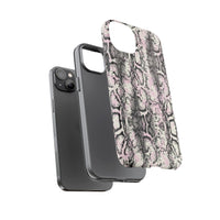 Stylish Snake Print Phone Case - Tough Protection for Trendsetters