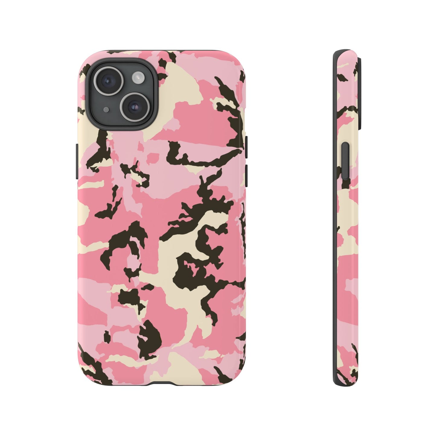 Stylish Pink Camouflage Phone Case – Tough Cases for Trendsetters
