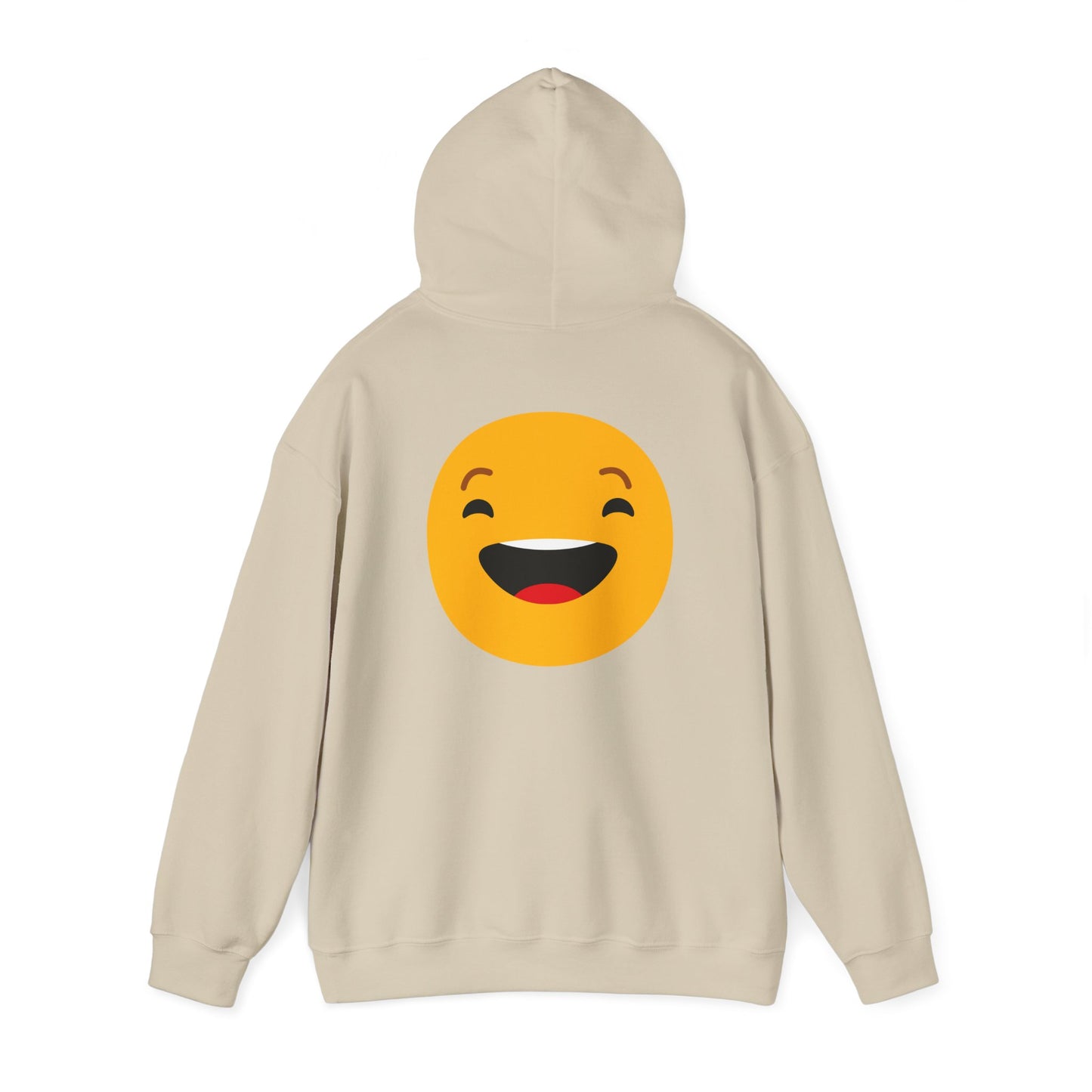 Funny Smile Emoji Hoodie - Unisex Heavy Blend™ Sweatshirt for Everyday Comfort