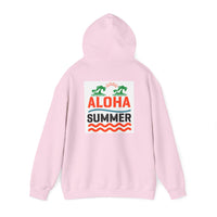 Aloha Summer Hoodie,Tropical Beach Wear,Unisex Sweatshirt,Vacation Outfit, Summer  iconic Waikiki Beach Oahu combines urban