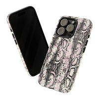 Stylish Snake Print Phone Case - Tough Protection for Trendsetters
