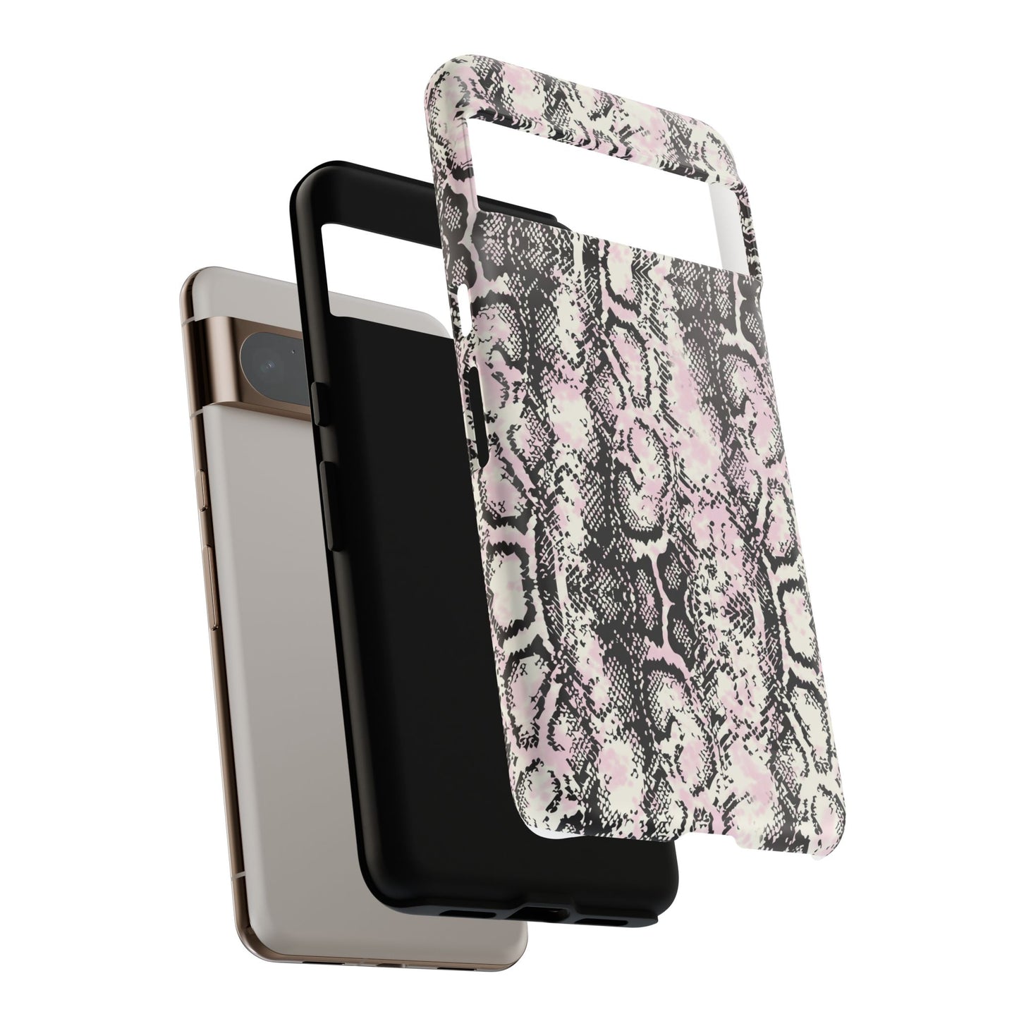 Stylish Snake Print Phone Case - Tough Protection for Trendsetters