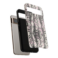 Stylish Snake Print Phone Case - Tough Protection for Trendsetters