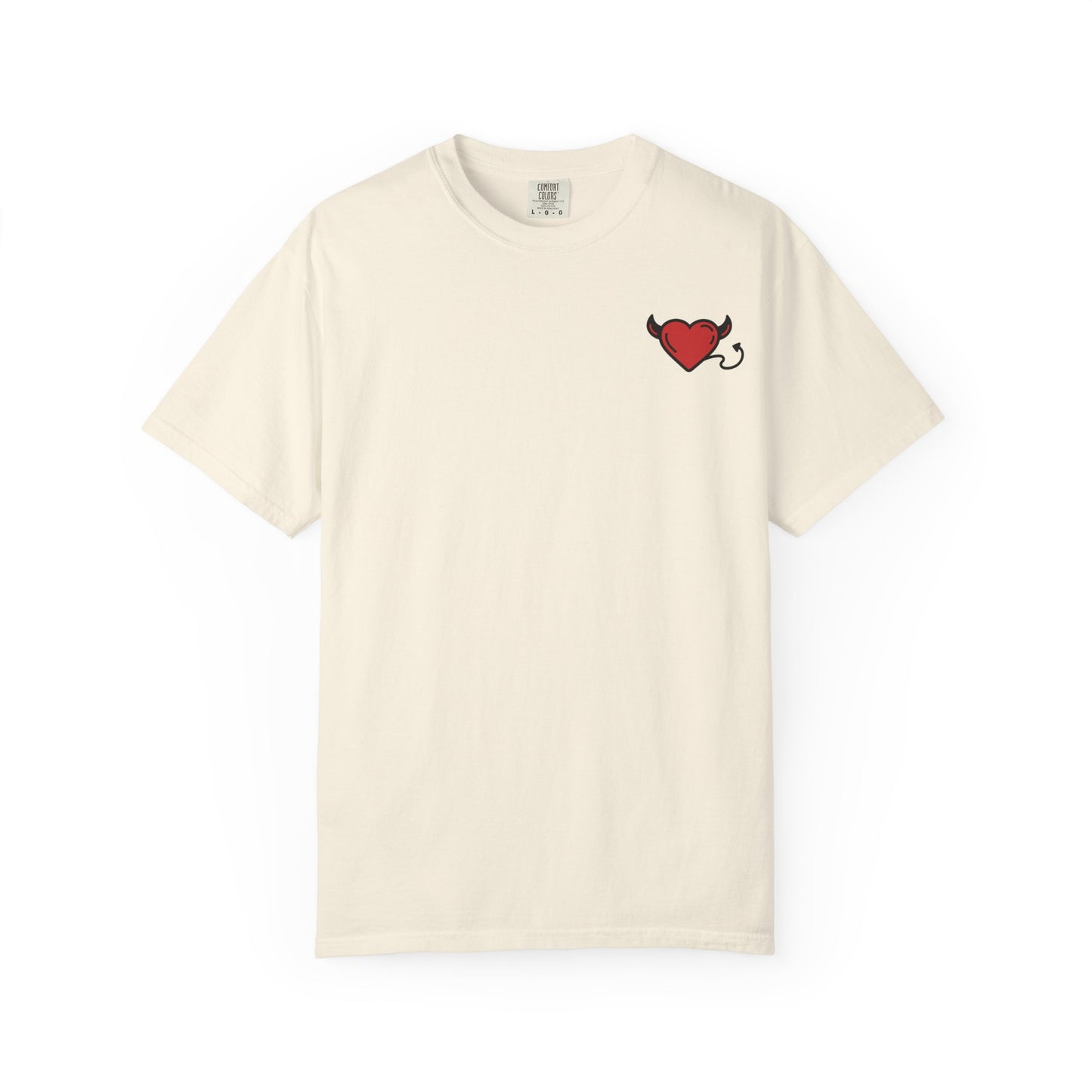 Devilish Love T-Shirt | Unisex Garment-Dyed Tee for Casual Style