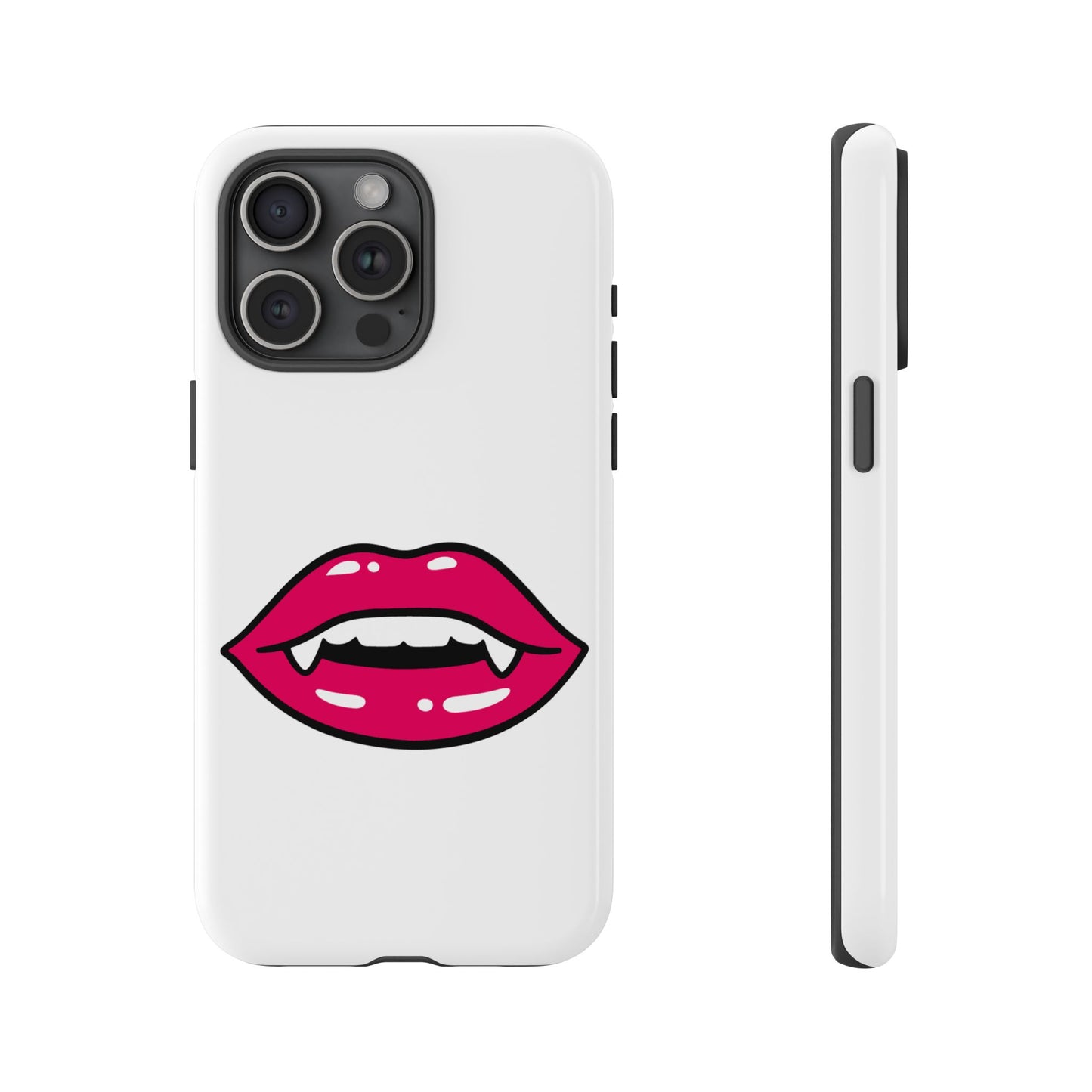 Vampire Mouth Phone Case - Tough Cases for Halloween, Gift for Spooky Lovers, Quirky Phone Accessories, Fun Tech Gear