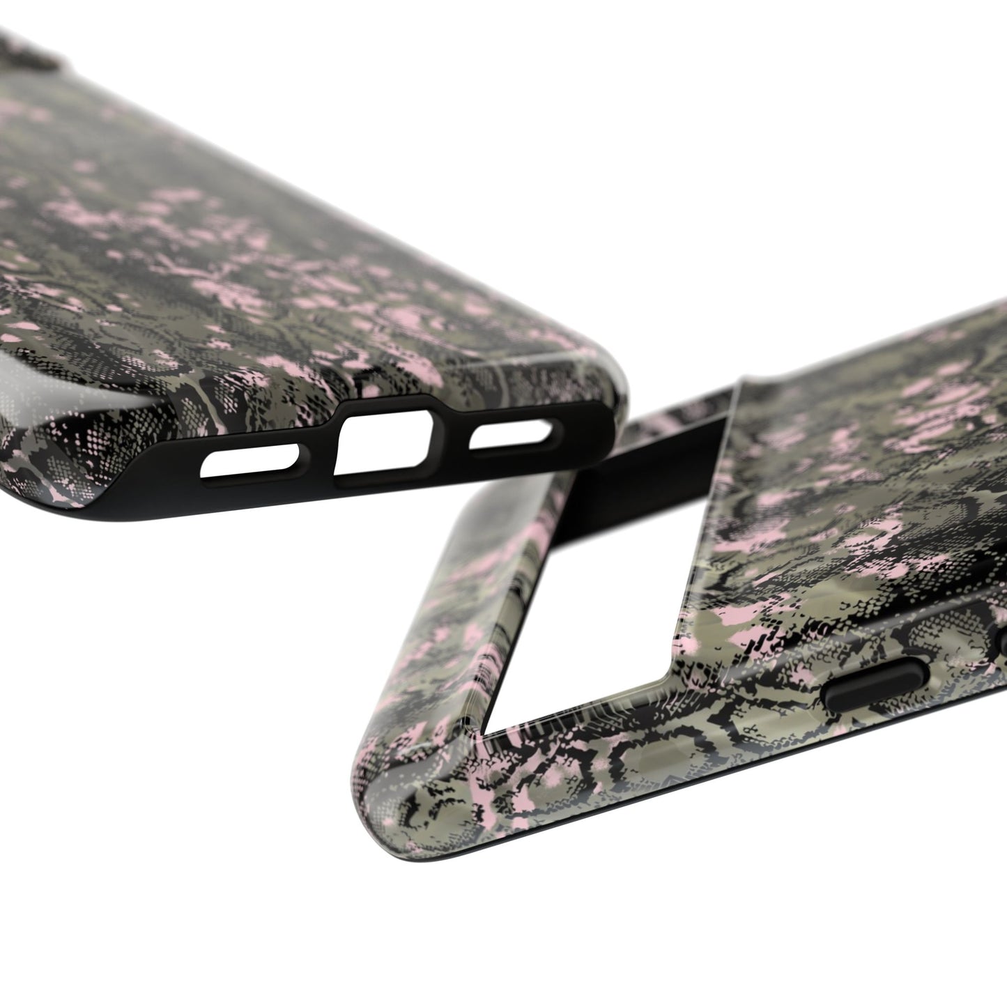 Stylish Snake Print Phone Case for Tough Protection