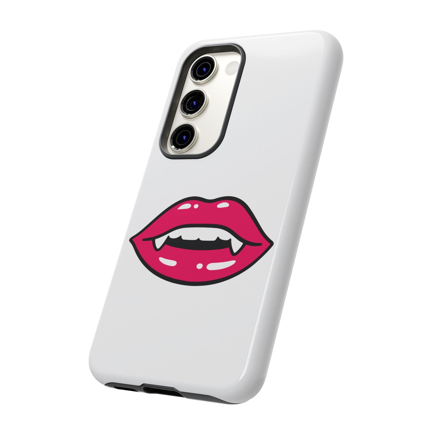 Vampire Mouth Phone Case - Tough Cases for Halloween, Gift for Spooky Lovers, Quirky Phone Accessories, Fun Tech Gear
