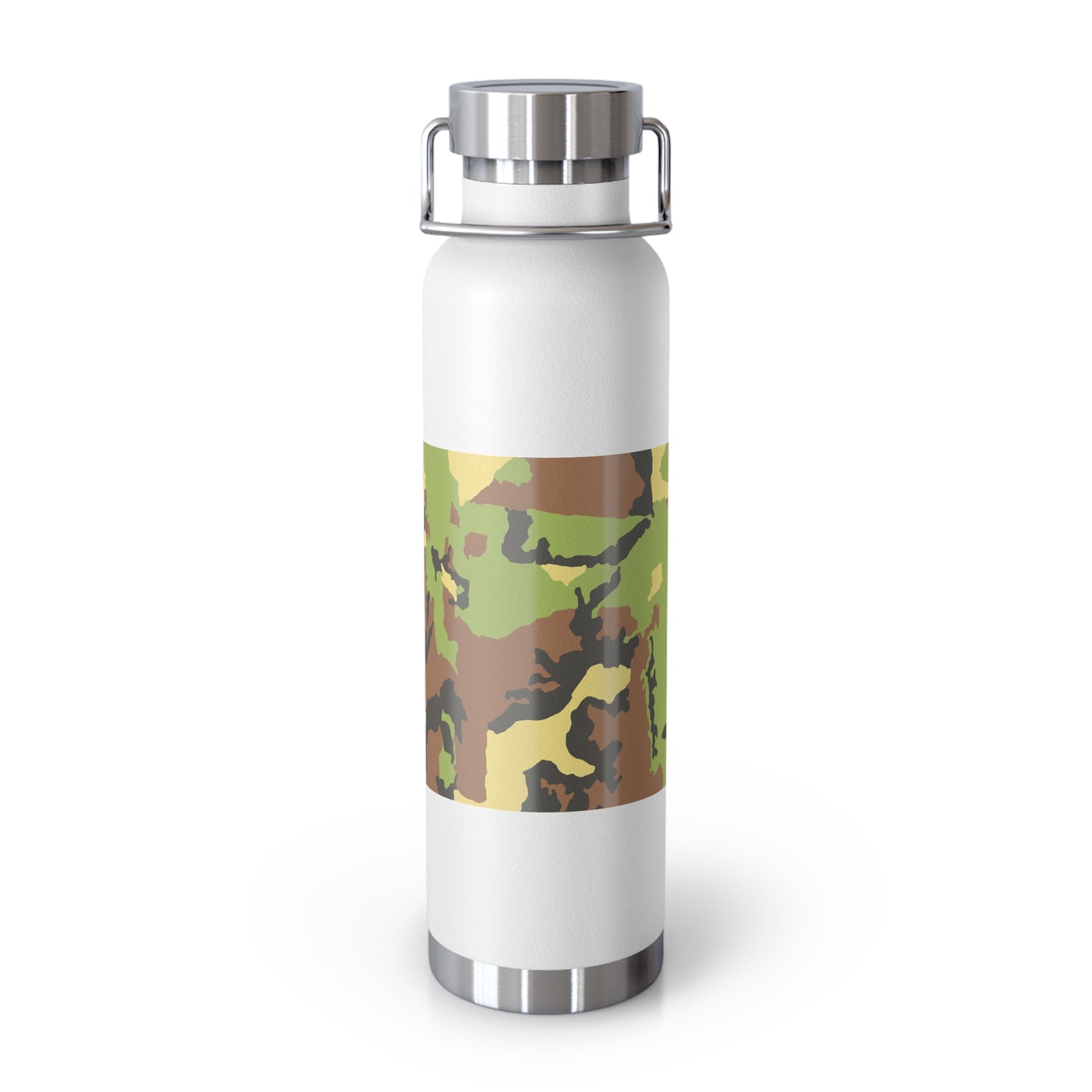 Camouflage Insulated Water Bottle - 22oz Durable Travel Flask