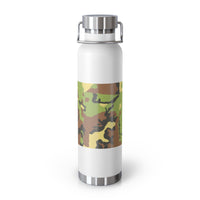 Camouflage Insulated Water Bottle - 22oz Durable Travel Flask