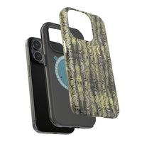 Stylish Snake Skin Magnetic Tough Case - Durable Protection for Your Phone