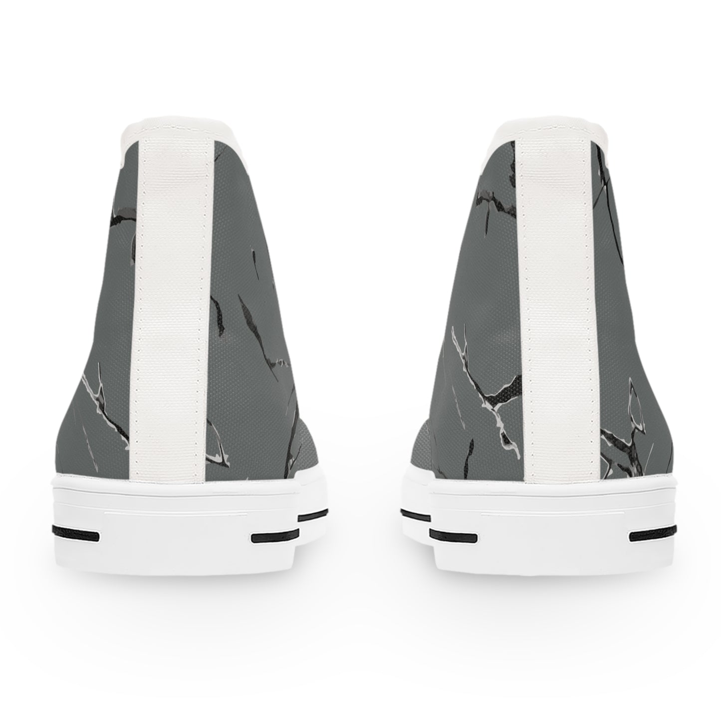 Stylish Women's High Top Sneakers - Marble Design for Everyday Wear