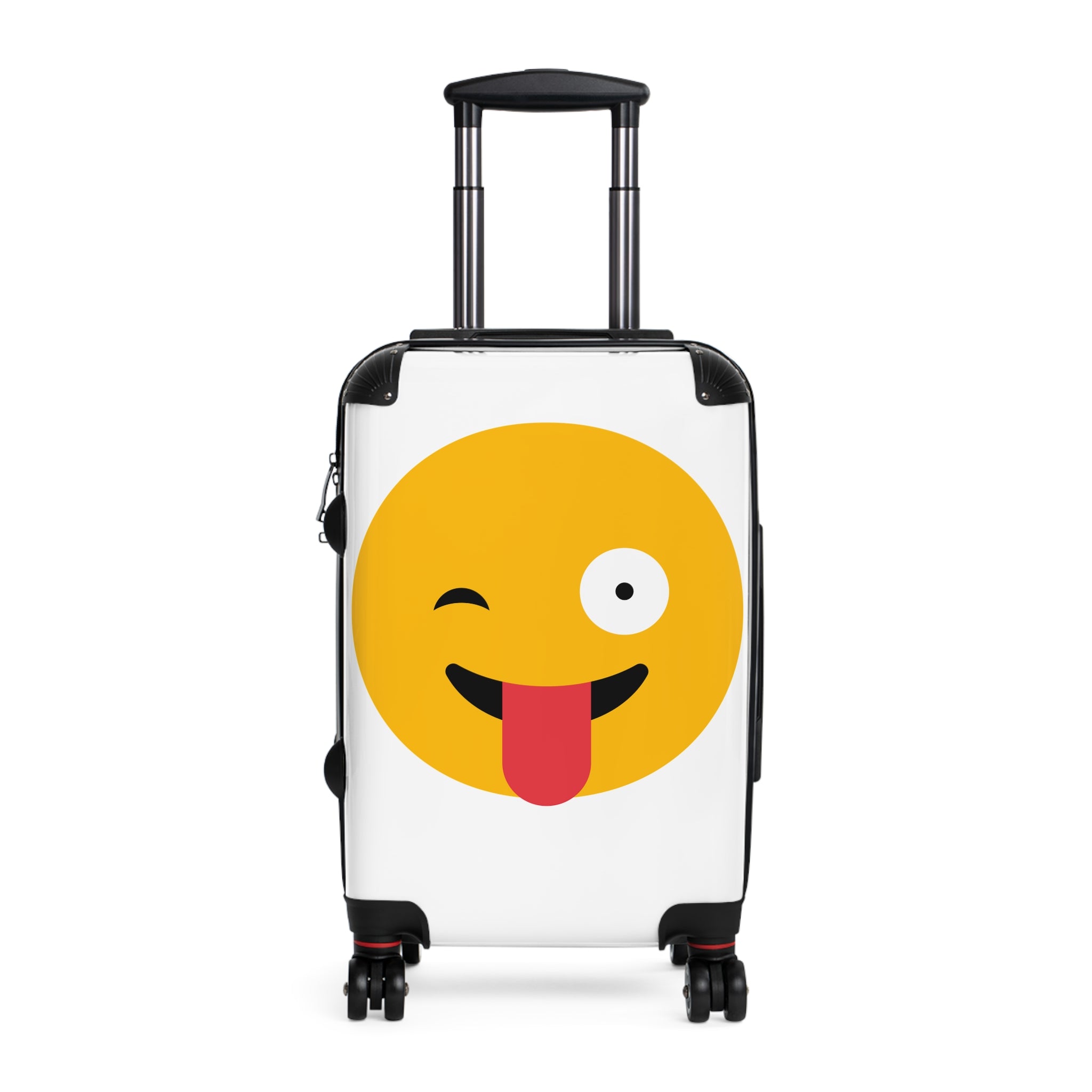 Funny Emoji Suitcase - Durable Travel Luggage for Vibrant Adventure
