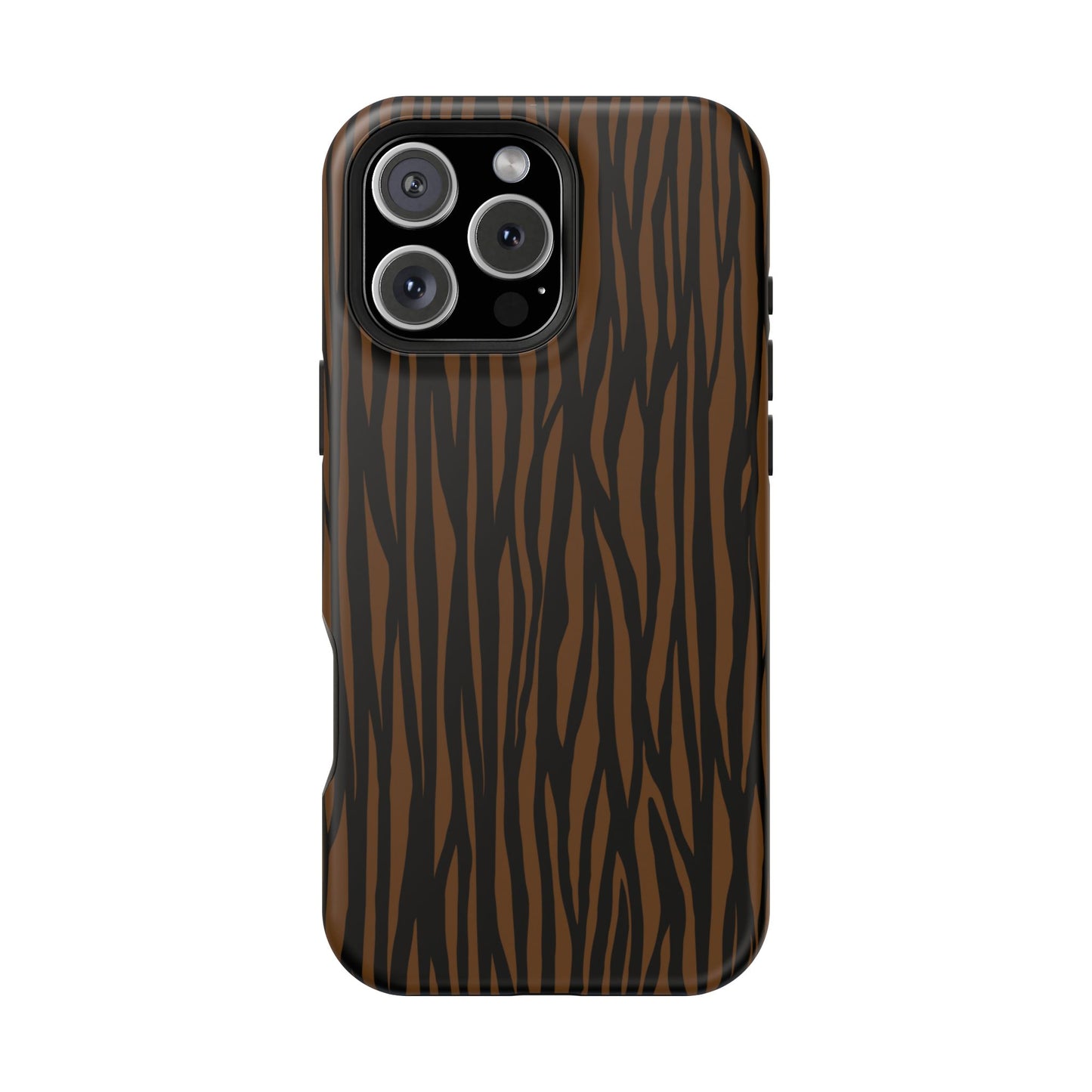 Stylish Magnetic Tough Phone Case - Bold Striped Design