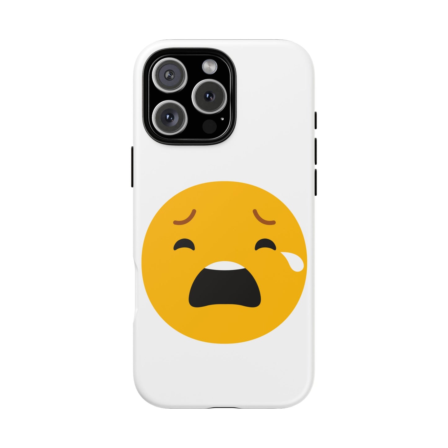 Emotional Tough Case – Sad Emoji Phone Case for Supportive Gifts