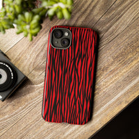 Bold Zebra Print Phone Case - Tough Protection for Trendsetters