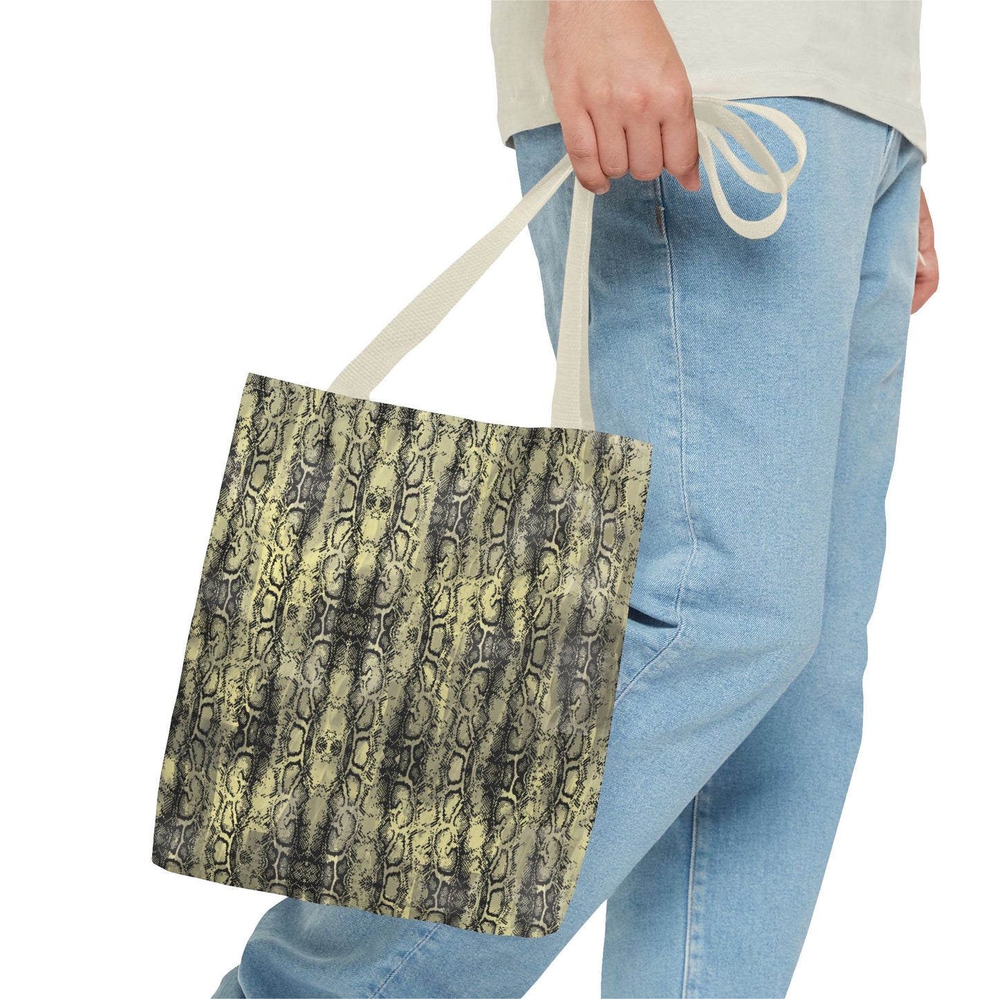 Stylish Snake Print Tote Bag – Eco-Friendly, Perfect for Everyday Use