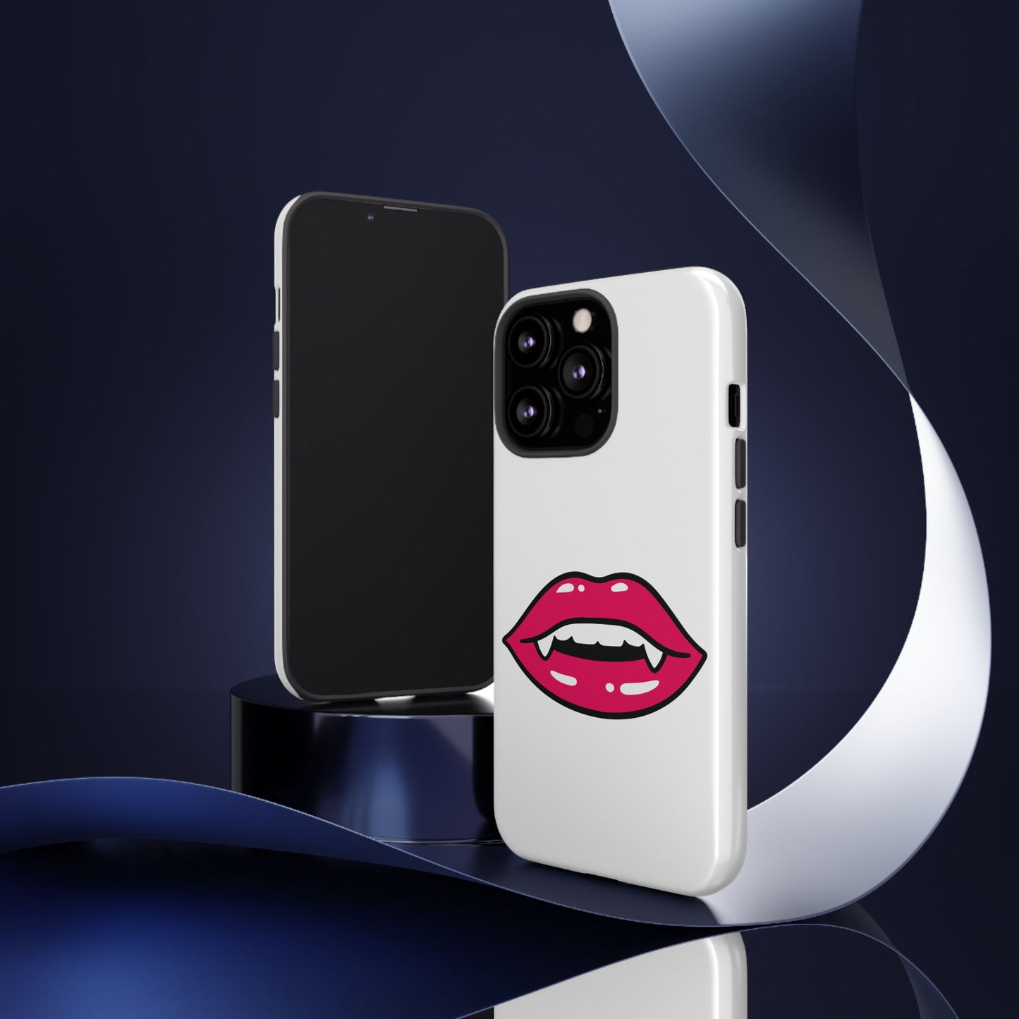 Vampire Mouth Phone Case - Tough Cases for Halloween, Gift for Spooky Lovers, Quirky Phone Accessories, Fun Tech Gear