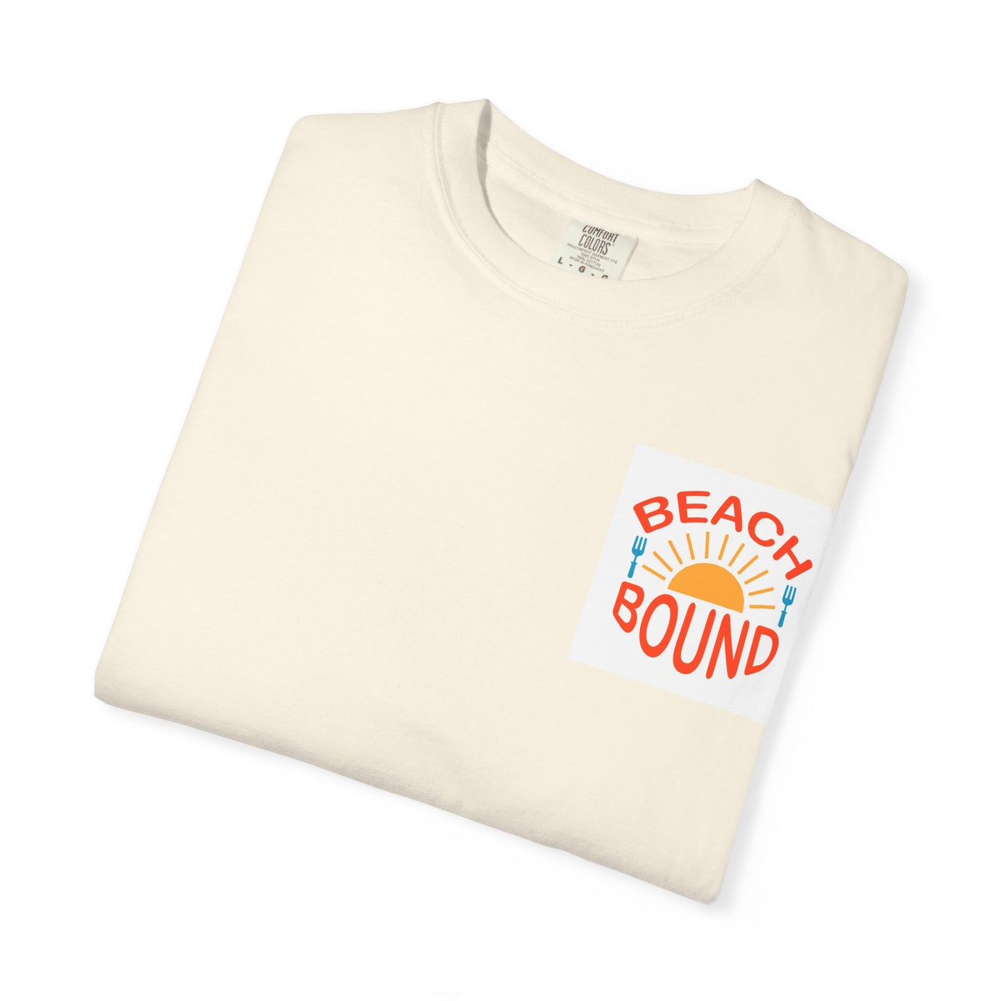 Beach Bound Unisex Garment-Dyed T-Shirt, Summer Vibes, Casual Wear, Beach Trip, Vacation Shirt, Outdoor Activities