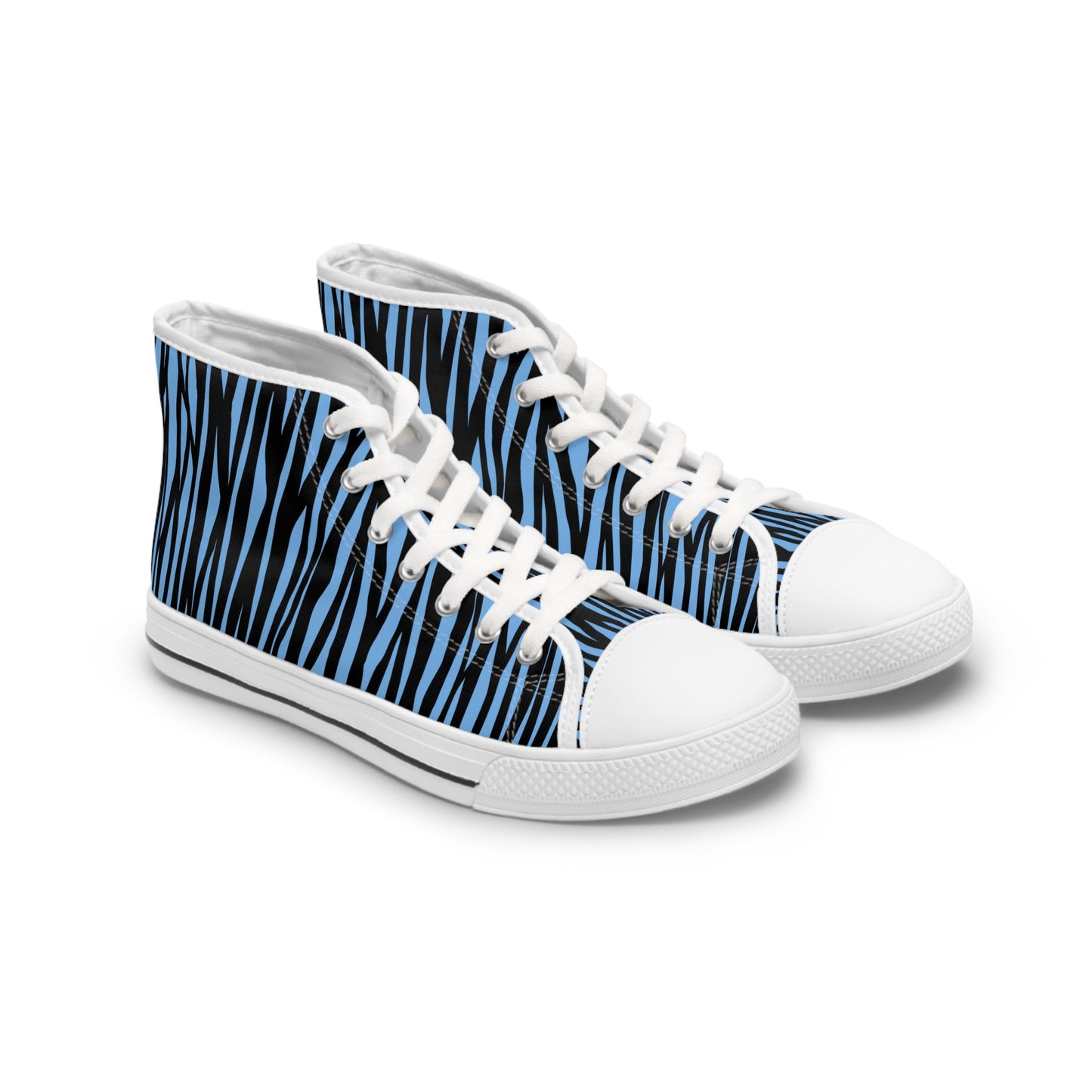 Fierce Striped High Top Sneakers for Trendsetters