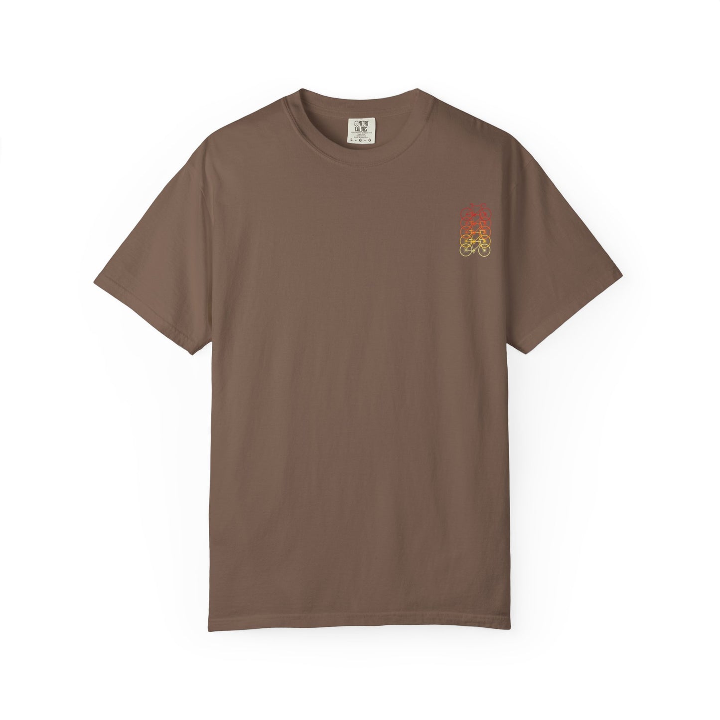 Gradient Bicycle Unisex T-Shirt - Perfect for Cycling Enthusiasts