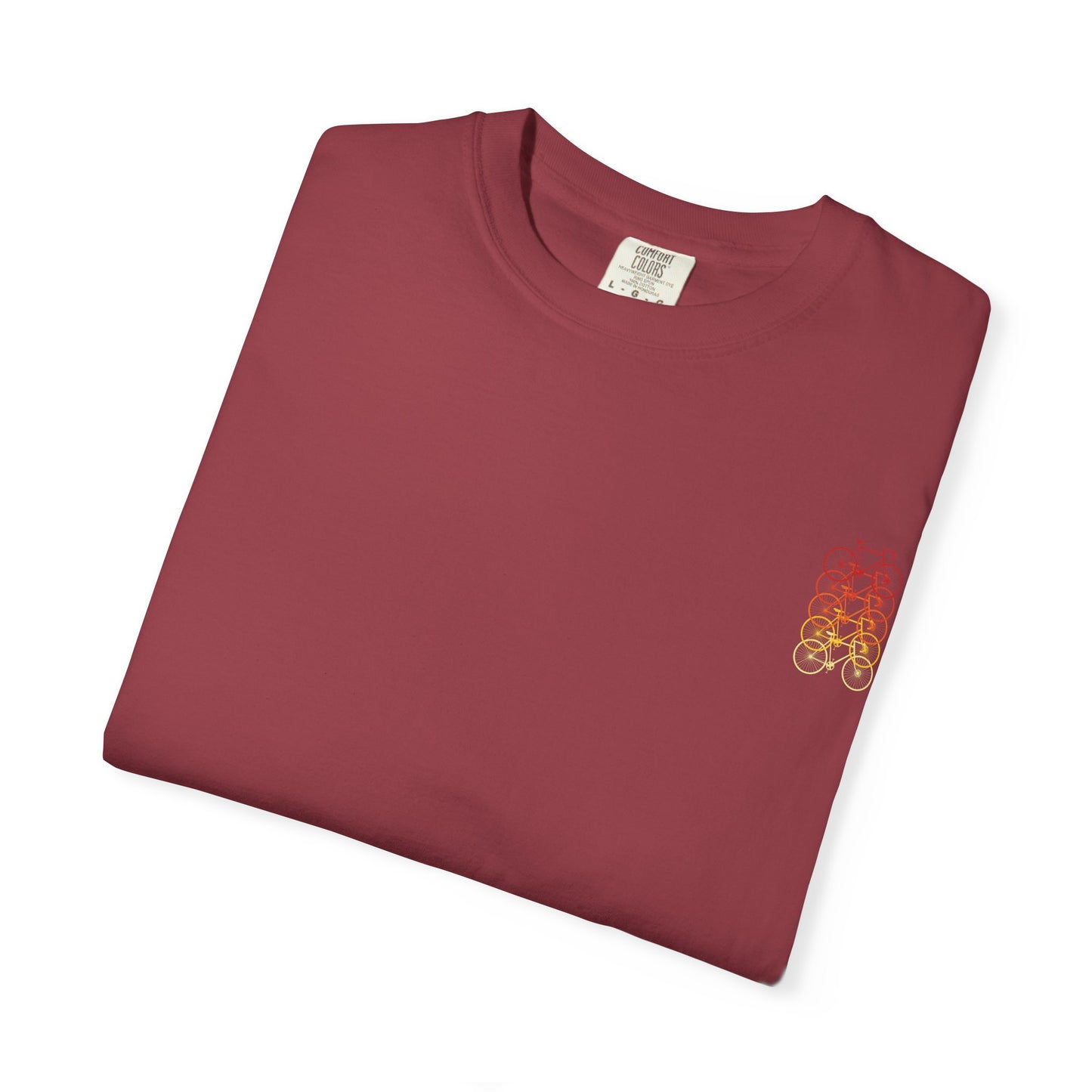 Gradient Bicycle Unisex T-Shirt - Perfect for Cycling Enthusiasts