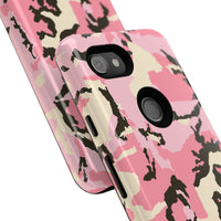 Stylish Pink Camouflage Phone Case – Tough Cases for Trendsetters