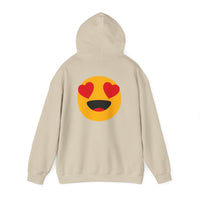 Heart Eyes Emoji Hoodie - Unisex Heavy Blend™ Sweatshirt