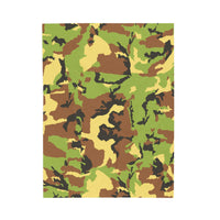 Camouflage Velveteen Plush Blanket - Cozy Outdoor Throw for Camping and Home