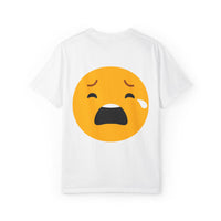 Emotional Support Unisex Tee - Sad Emoji Graphic T-Shirt