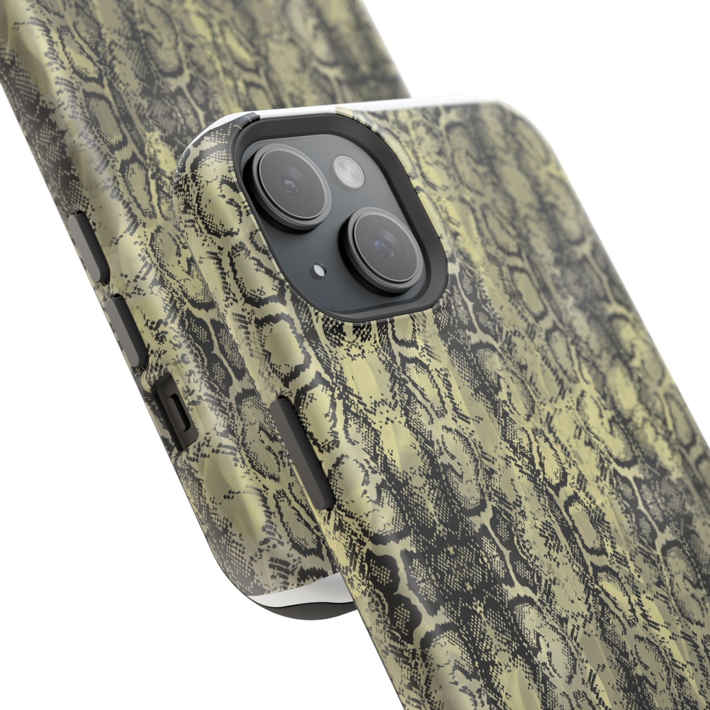 Stylish Snake Skin Magnetic Tough Case - Durable Protection for Your Phone