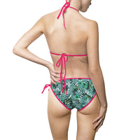 Tropical Floral Women's Bikini Swimsuit - Perfect for Summer Fun