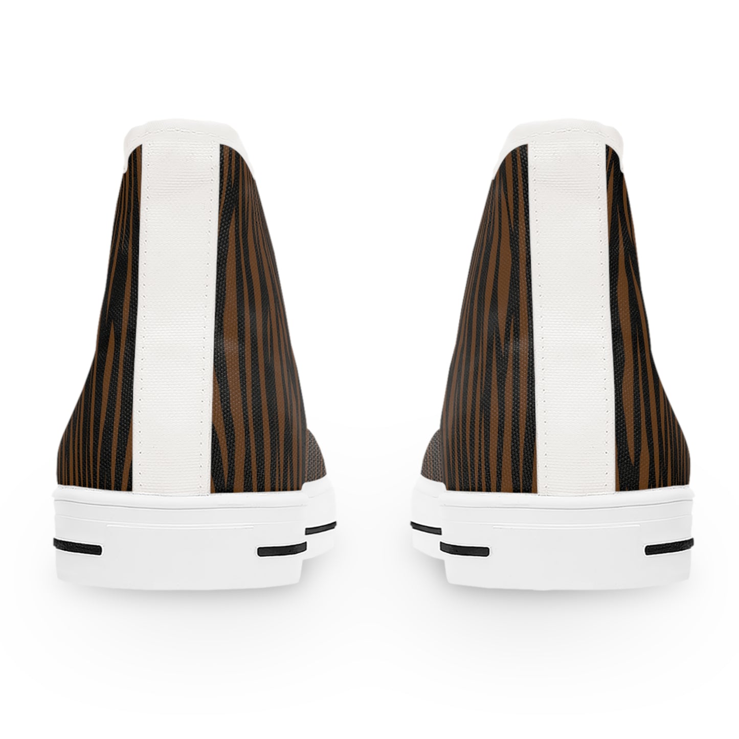 Stylish Women’s High Sneakers - Trendy Tiger Print Design