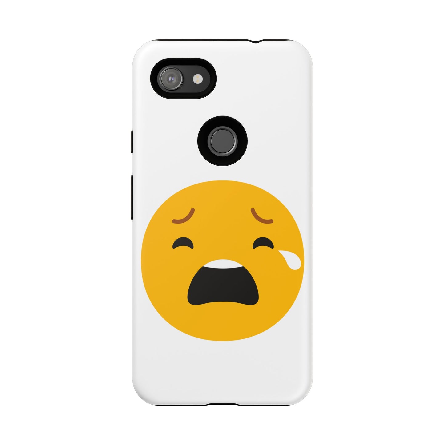 Emotional Tough Case – Sad Emoji Phone Case for Supportive Gifts