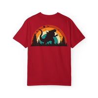 Retro Sunset Dinosaur Unisex T-Shirt