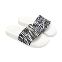 Zebra Print Sandals - Stylish, Versatile Shoes for Summer, Beach Days, Casual Outings, Gifts for Him, Outdoor Adventures
