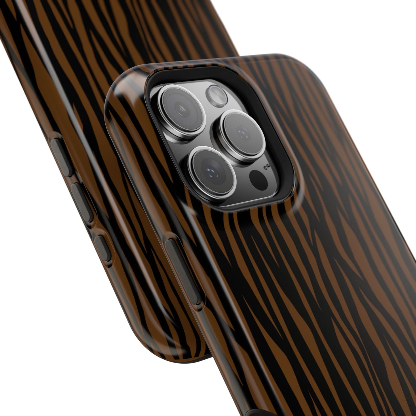 Stylish Magnetic Tough Phone Case - Bold Striped Design